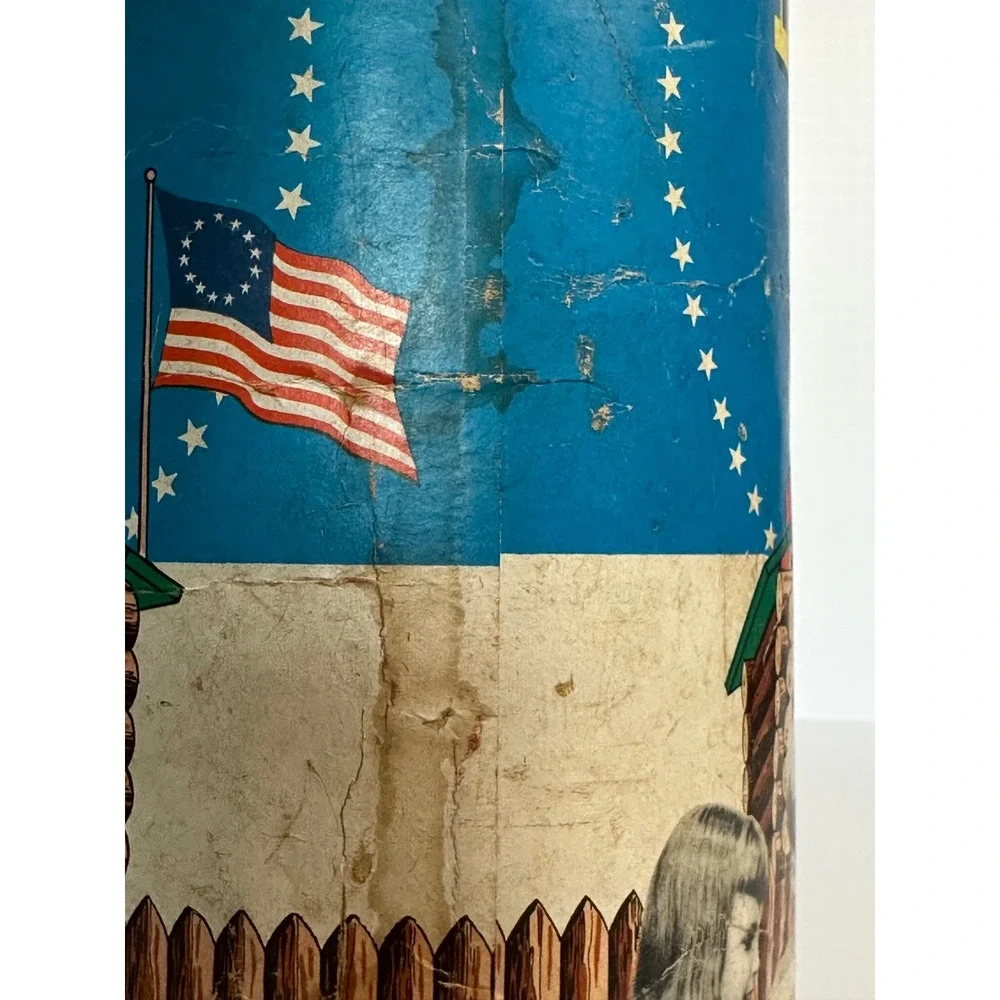 Vintage Lincoln Logs Set 2C Canister Only Storage Tube Chicago IL Original Toy